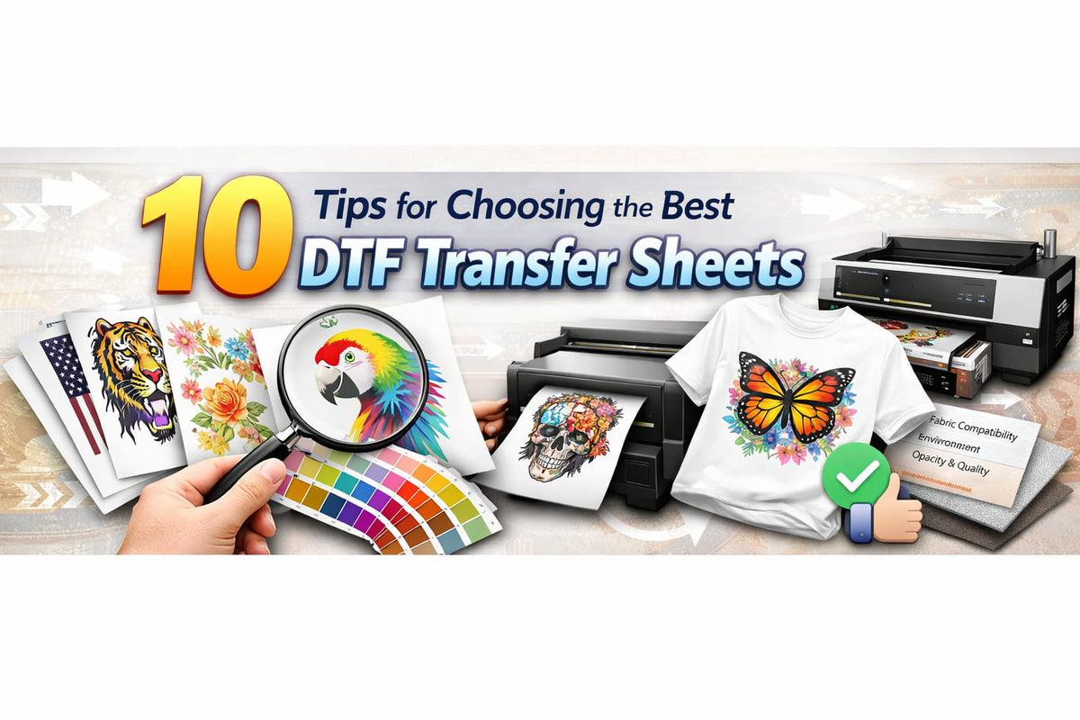 10 Tips for Choosing the Best DTF Transfer Sheets