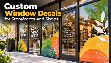 Custom Window Decals for Storefronts and Shops