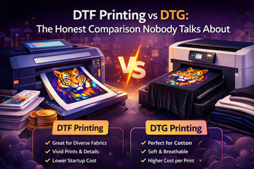 DTF Printing vs DTG: The Honest Comparison Nobody Talks About