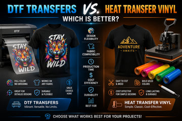 DTF Transfers vs. Heat Transfer Vinyl: Which Is Better?