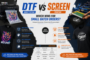DTF vs Screen Printing: Which Wins for Small Batch Orders? dtfprint.me