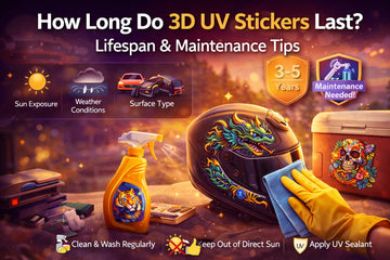 How Long Do 3D UV Stickers Last? Lifespan & Maintenance Tips dtfprint.me