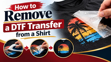 How to Remove a DTF Transfer from a Shirt dtfprint.me