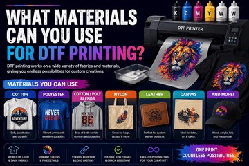 What Materials Can You Use for DTF Printing? dtfprint.me