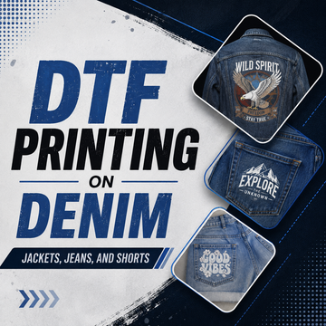 DTF Printing on Denim: Jackets, Jeans, and Shorts